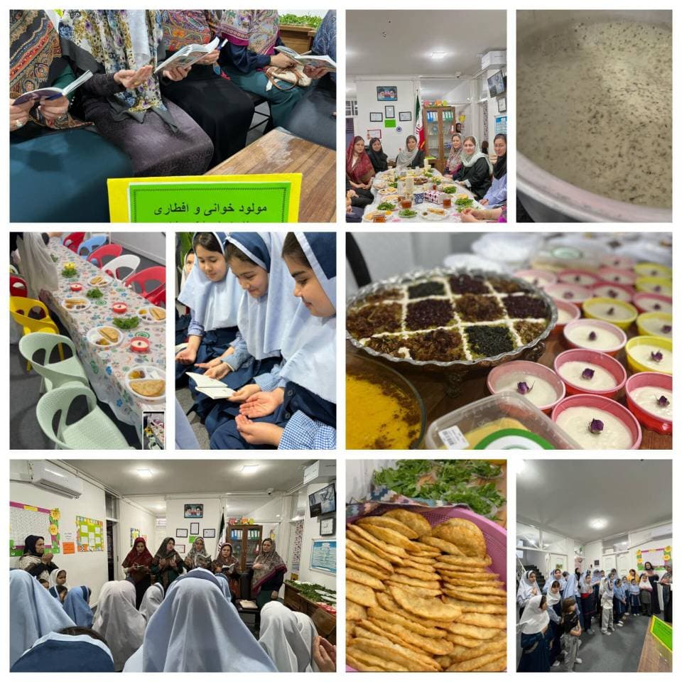 مراسم افطارمدرسه ظفر